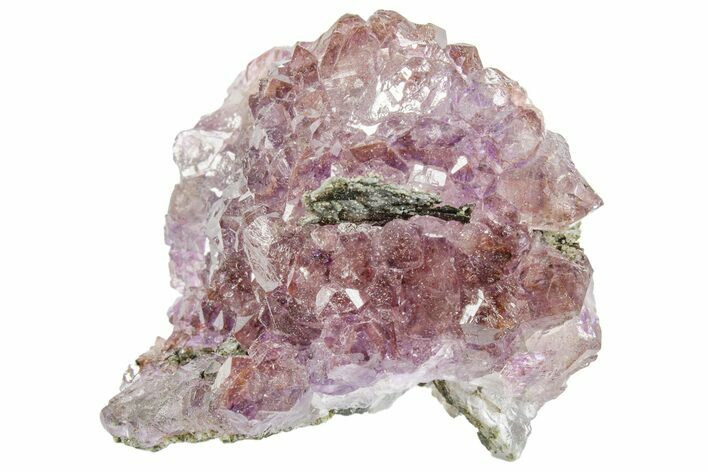Amethyst Crystal Cluster over Biotite - India #168766